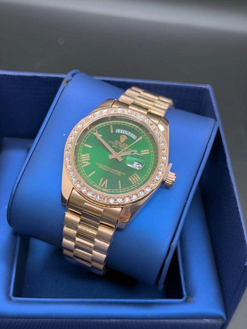 Day Date Everose Gold Diamond Dial Roman