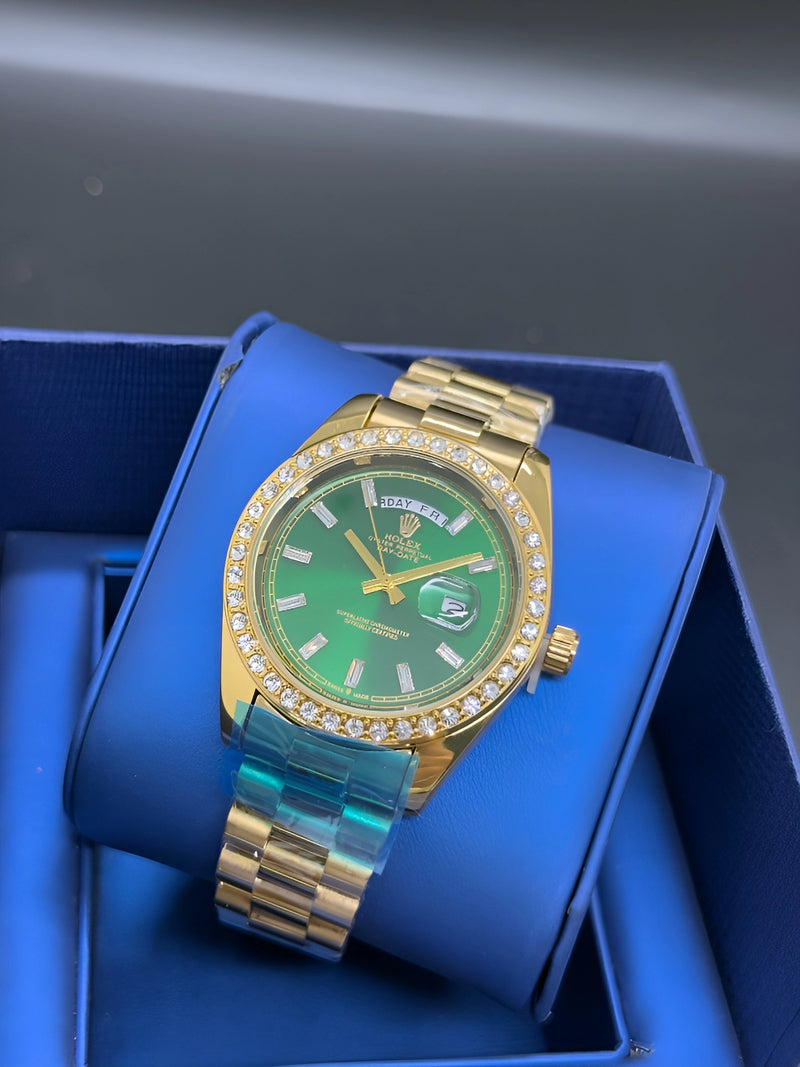 Day Date  Gold Diamond Dial Diamonds numbers
